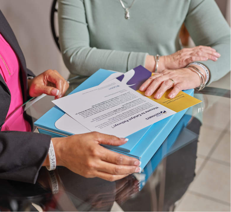 people reviewing Welcome to Catalyst Pathways information