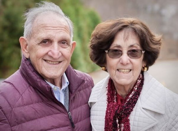 Mary Ann, a patient living with LEMs, and her partner